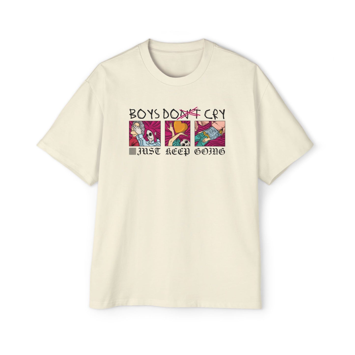 Boys Do Cry Heavy Oversized Tee